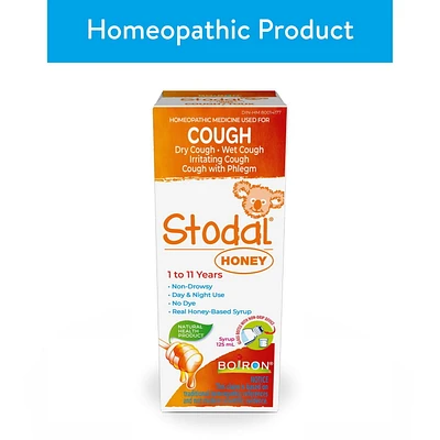 Sirop de miel pour la toux Stodal pour enfants de Boiron 125 ml