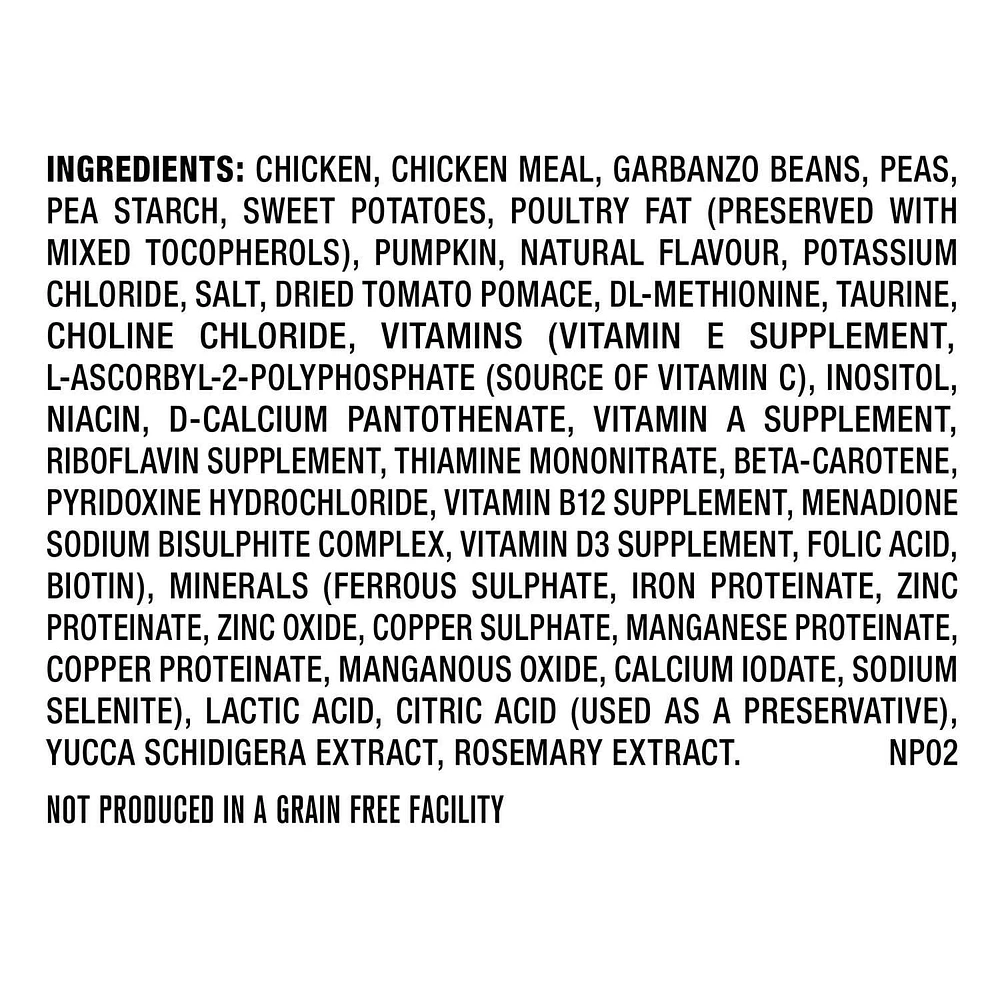 Nature's Recipe Nourriture Sans Grains Au Poulet Pour Chiens Adultes 5,4 kg