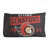 NHL Ottawa Senators Set of 2 Pillowcases (20”x30”) by Nemcor