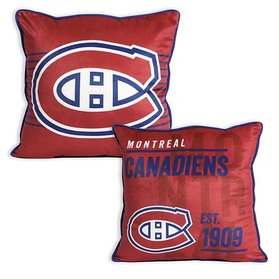 NHL Montréal Canadiens Reversible Décor Pillow (18”x18”) by Nemcor