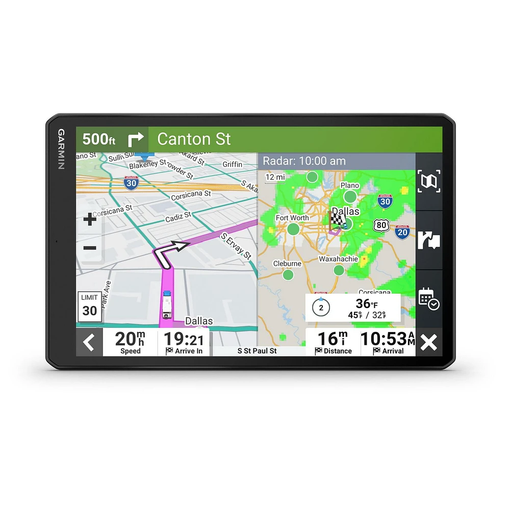 Garmin RV 1095 GPS with 10-in Display & Traffic Alerts - Black