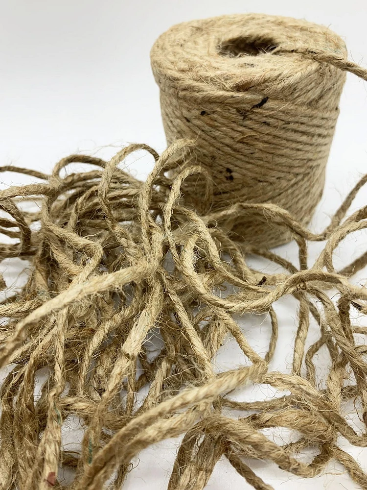 Hampton Art 100% Natural Jute, 3 Ply, on Roll 1/2 (.5) Pound