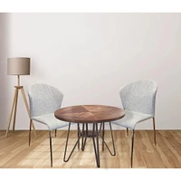 Prin Dinning chair Set of 2- Comfortable dining accent chair