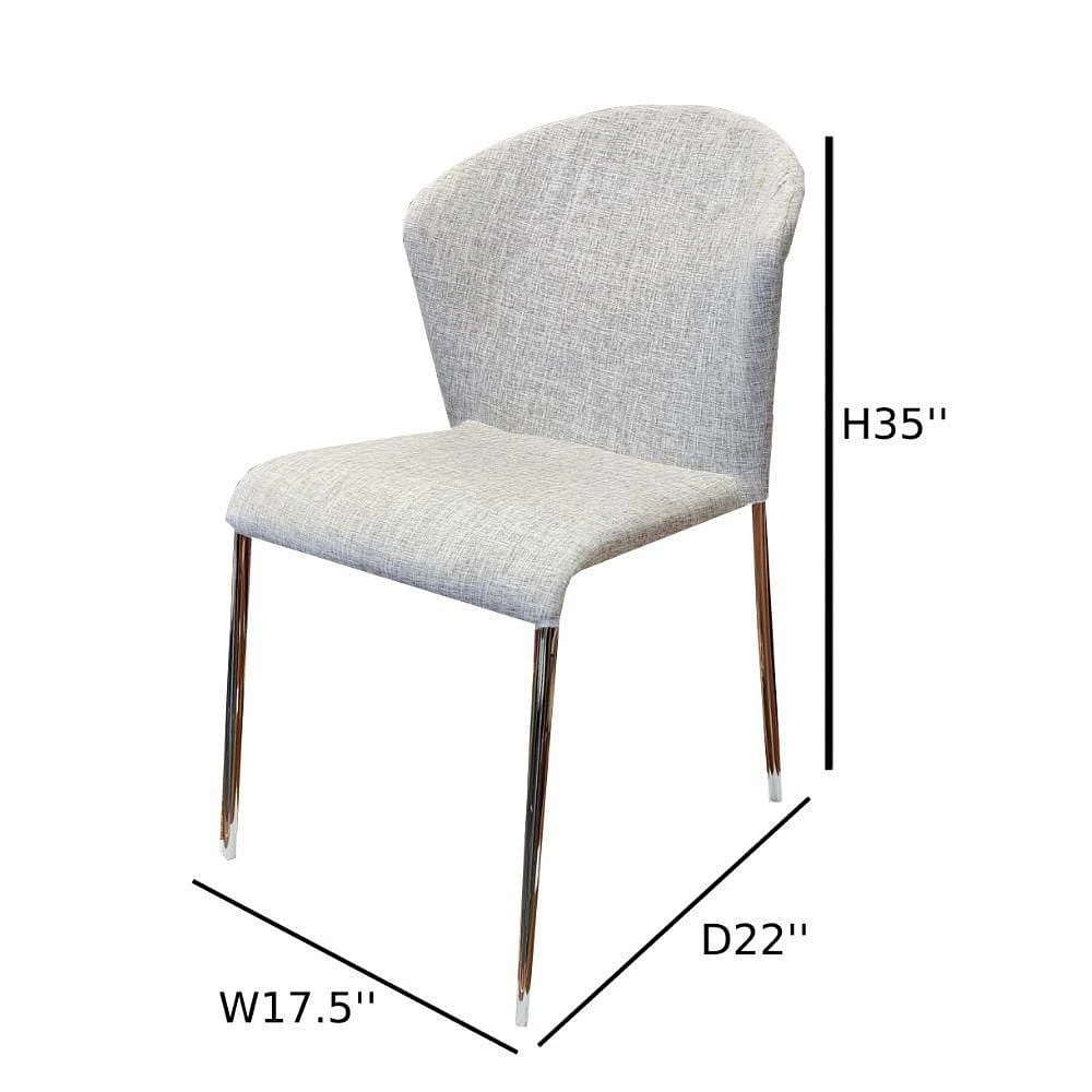 Prin Dinning chair Set of 2- Comfortable dining accent chair