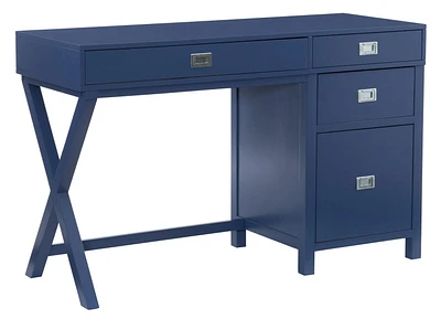 Posey Side Storage Desk, Navy