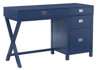 Posey Side Storage Desk, Navy