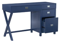 Posey Side Storage Desk, Navy