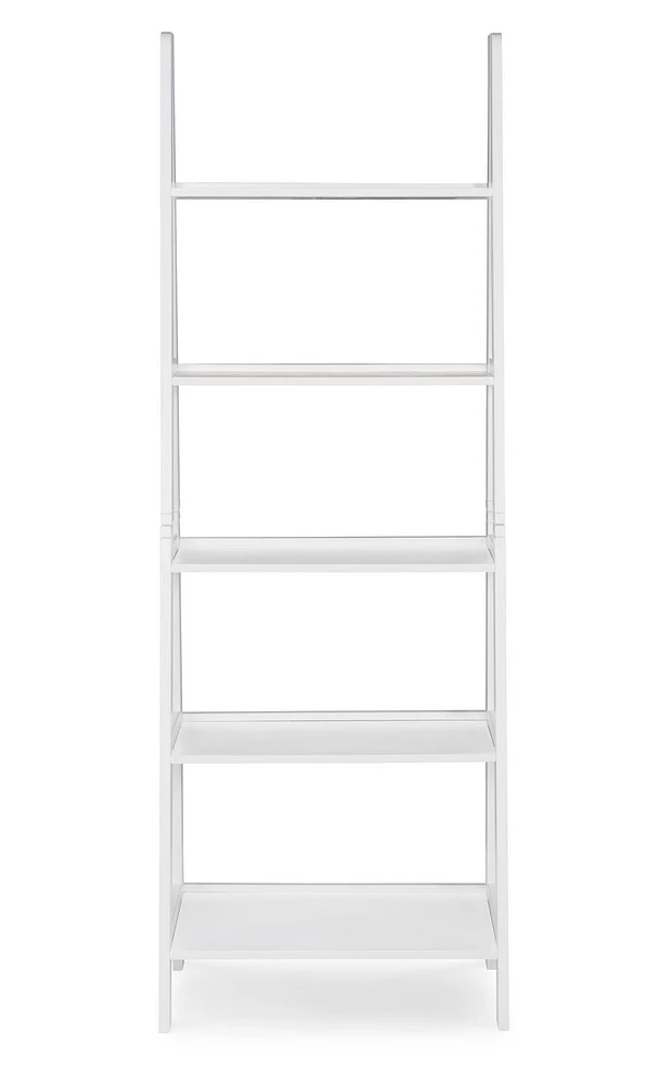 Aurora Ladder Bookshelf, White