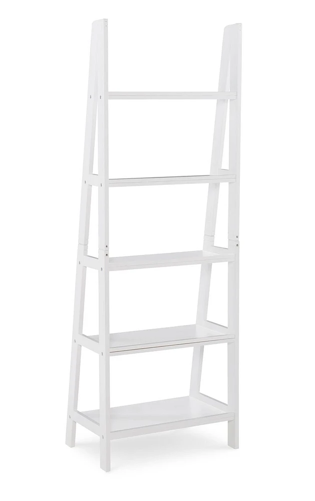 Aurora Ladder Bookshelf, White