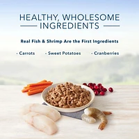 BLUE Healthy Gourmet Flaked Fish & Shrimp Entrée Wet Cat Food