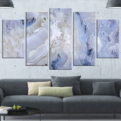 Design Art Agate Stone Background Abstract Canvas Wall Art Print