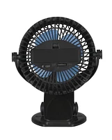 Mainstays  Rechargeable Clip Fan in Black