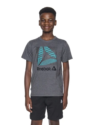 Reebok Boys Deceptive Short Sleeve Graphic Tee, Sizes 4-16