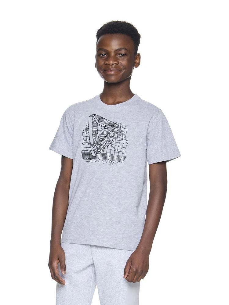 Reebok Boys Metrics Short Sleeve Graphic Tee, Sizes 4-16