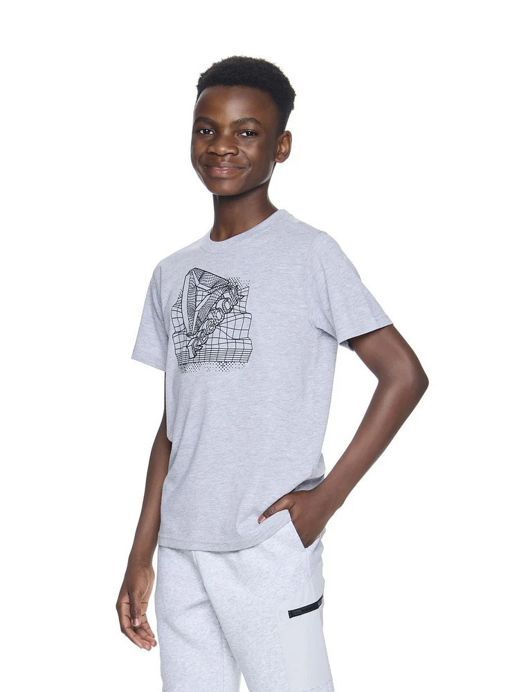 Reebok Boys Metrics Short Sleeve Graphic Tee