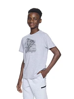 Reebok Boys Metrics Short Sleeve Graphic Tee, Sizes 4-16