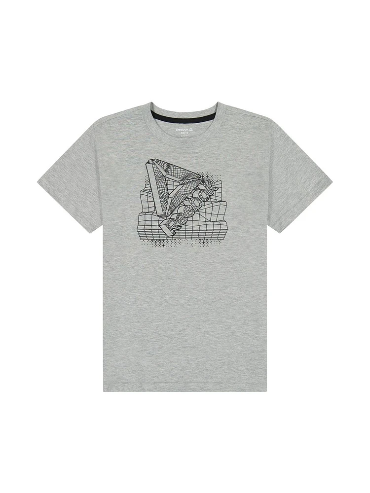 Reebok Boys Metrics Short Sleeve Graphic Tee