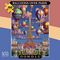 Buffalo Games - Eric Dowdle - Balloons Over Paris - 300 Piece Jigsaw Puzzle