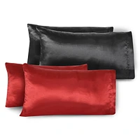 Satin Pillowcase (Set of 2) Silky Soft Covers by Nemcor