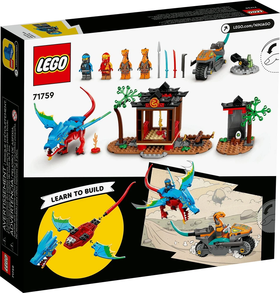 LEGO Ninjago Ninja Dragon Temple 71759 Toy Building Kit (161 Pieces)