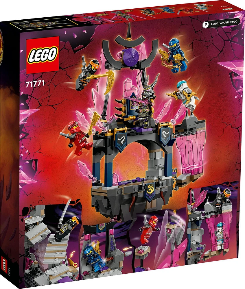 LEGO Ninjago The Crystal King Temple 71771 Toy Building Kit (703 Pieces)