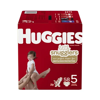 HUGGIES Little Snugglers Baby Diapers, Giga Pack