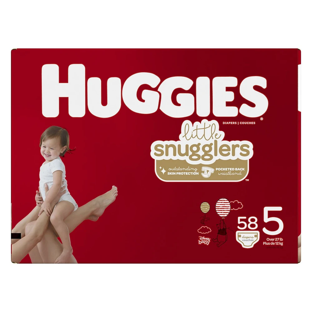 HUGGIES Little Snugglers Baby Diapers, Giga Pack