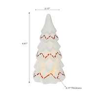 Led Ceramic Tree Decor Small - Set of 3