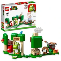 LEGO Super Mario Yoshi’s Gift House Expansion Set 71406 Toy Building Kit (246 Pieces)