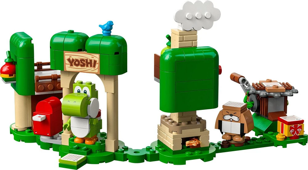 LEGO Super Mario Yoshi’s Gift House Expansion Set 71406 Toy Building Kit (246 Pieces)