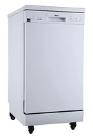 Danby DDW1805EWP 18" Wide Portable Dishwasher in White