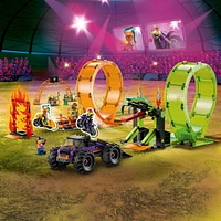 LEGO City Stuntz Double Loop Stunt Arena 60339 Toy Building Kit (598 Pieces)