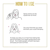 Fixatif PANTENE Pro-V à tenue ferme de niveau sans alcool* Brio