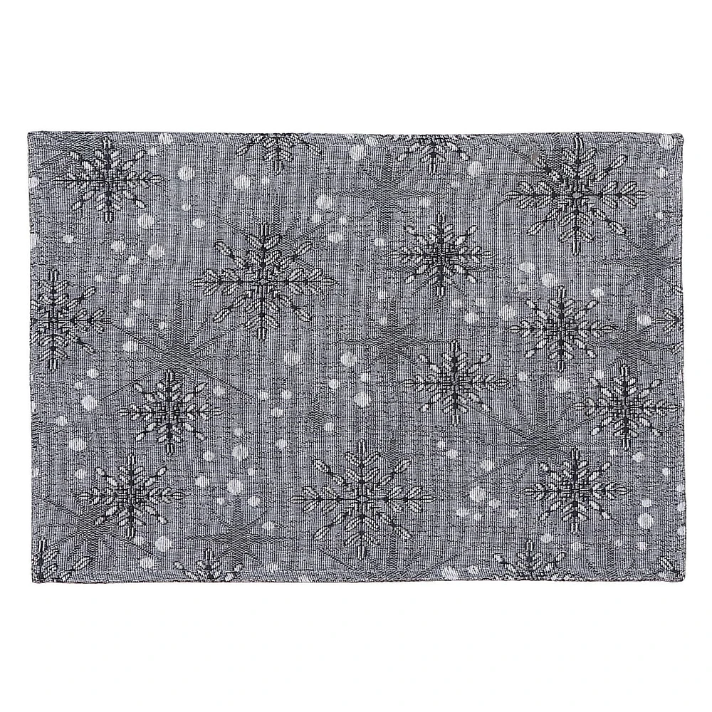 Tapestry Placemat Snowflake 13 X 18 - Set of 12