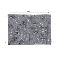 Tapestry Placemat Snowflake 13 X 18 - Set of 12