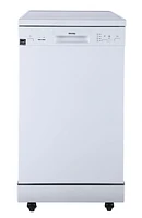 Danby DDW1805EWP 18" Wide Portable Dishwasher in White