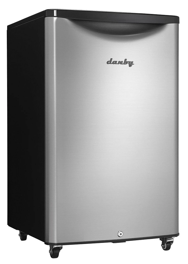 Danby DAR044A6BSLDBO 4.4 cu. ft. Outdoor Fridge in Stainless Steel