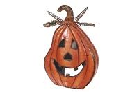 Metal Halloween Pumpkin Decor