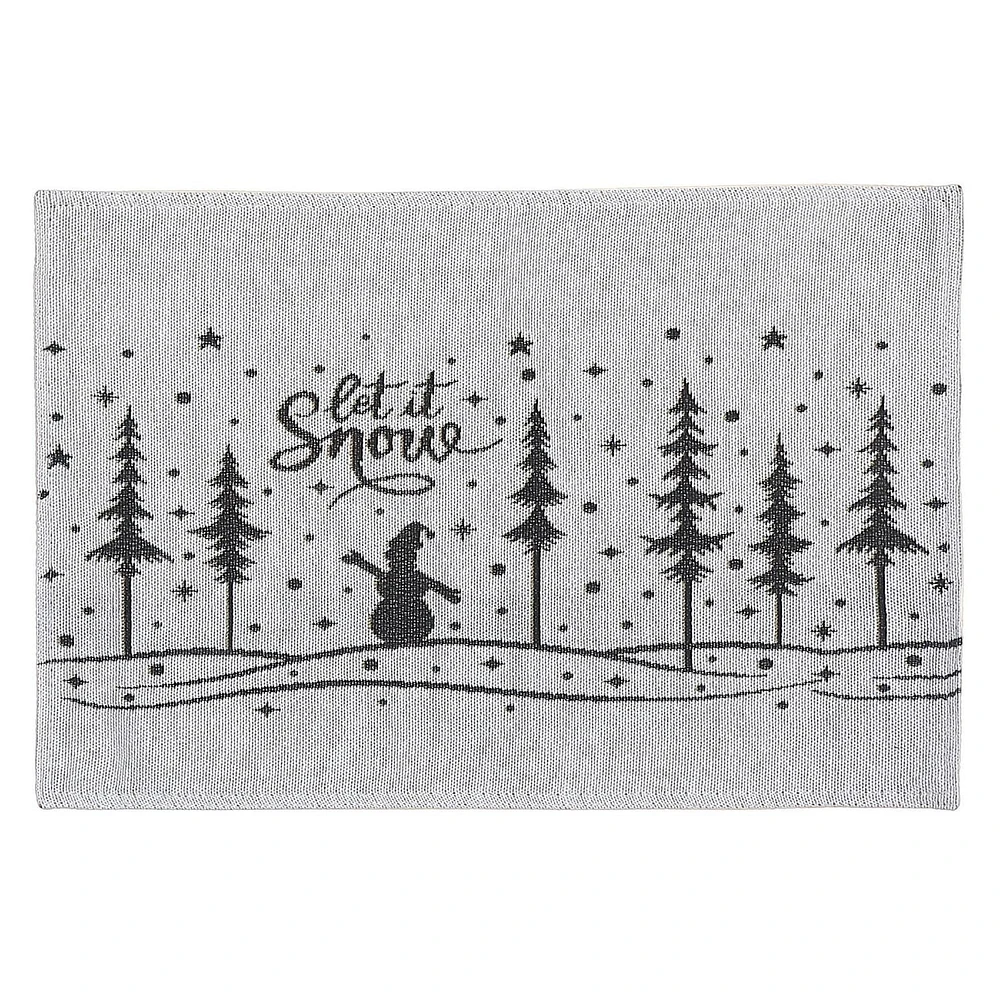 Tapestry Placemat Let It Snow 13 X 18 - Set of 12