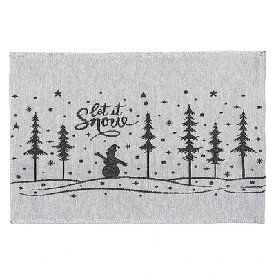 Tapestry Placemat Let It Snow 13 X 18 - Set of 12