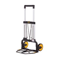 Aluminum Folding Hand Truck  Double Tube Frame 125Kg