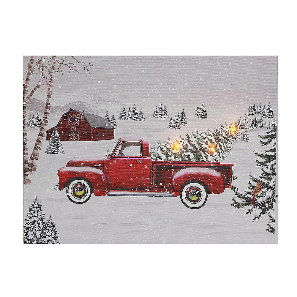 Led Canvas Wall Art Truck