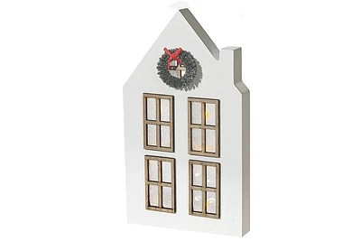 Led Wooden House Table Top Decor 5.91" X 10.24"