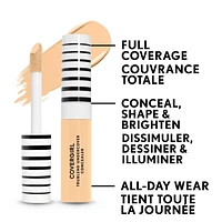 COVERGIRL TruBlend Undercover Concealer, full coverage, lasts all day, crease proof, vegan, 100% Cruelty-Free, Shaping Concealer