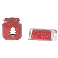 Ceramic Wax Melt Tree Burner Set Cinnamon Spice