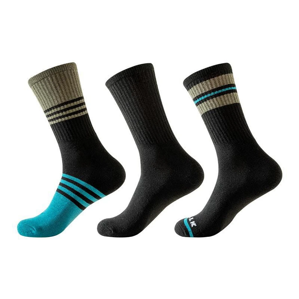 Airwalk Mens 3pk Crew Socks