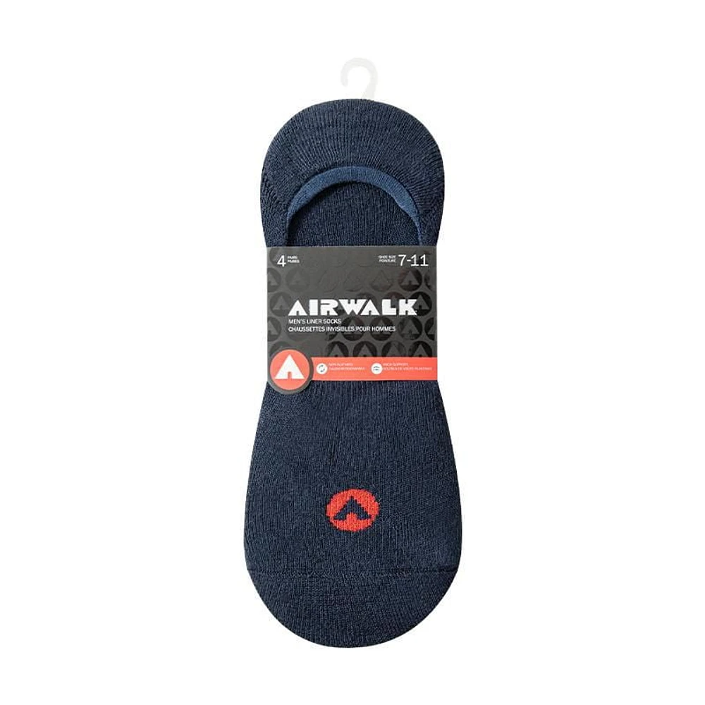 Airwalk 4 paires Invisible - Homme