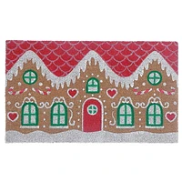 Coir Door Mat Gingerbread House