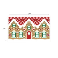 Coir Door Mat Gingerbread House