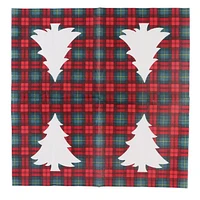 Holiday time, Christmas Plaid Lunch Napkins, 6.5in, 18ct